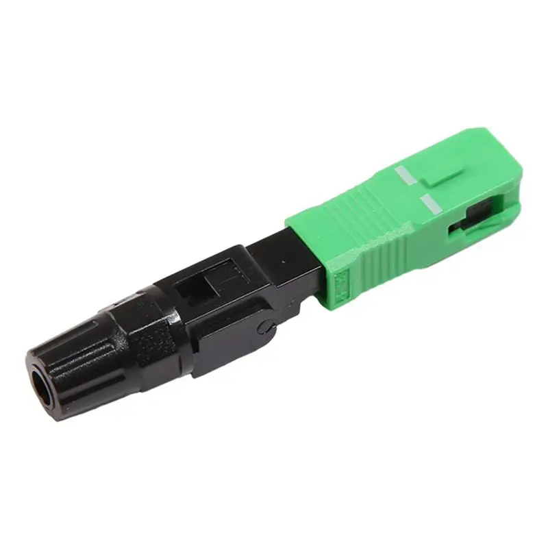 40Pcs SC APC Optical Fiber Fast Cold Quickly Connector Optic Cable Adapter Singlemode