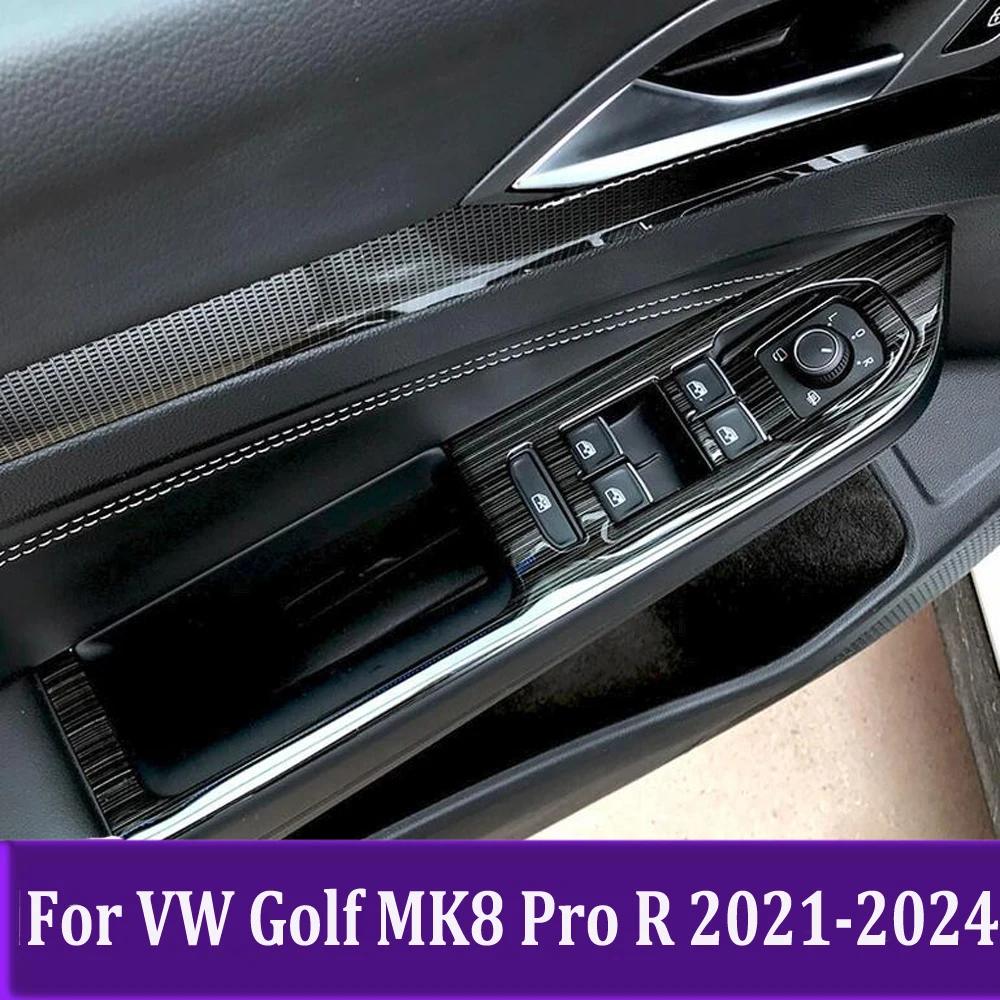 Интерьерные аксессуары для Volkswagen Golf 8 MK8 Pro R 2021 2022-2024, стеклоподъемник, переключатель детской модели, Стайлинг автомобиля