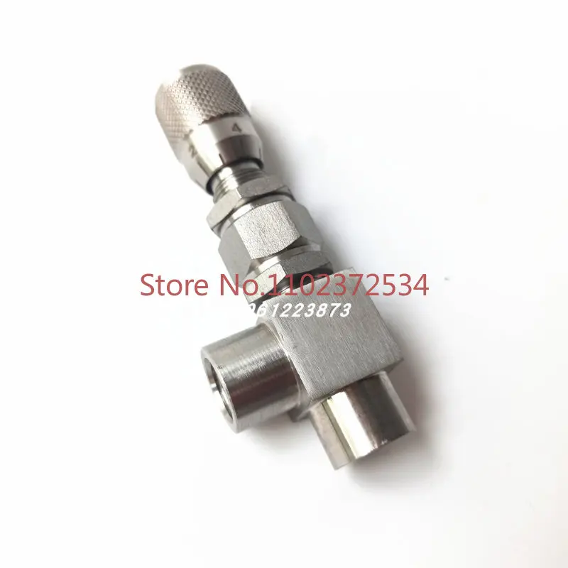 Angle type micro regulating valve Stainless steel 304 flow regulating valve WL14H-320P G ZG NPT thread