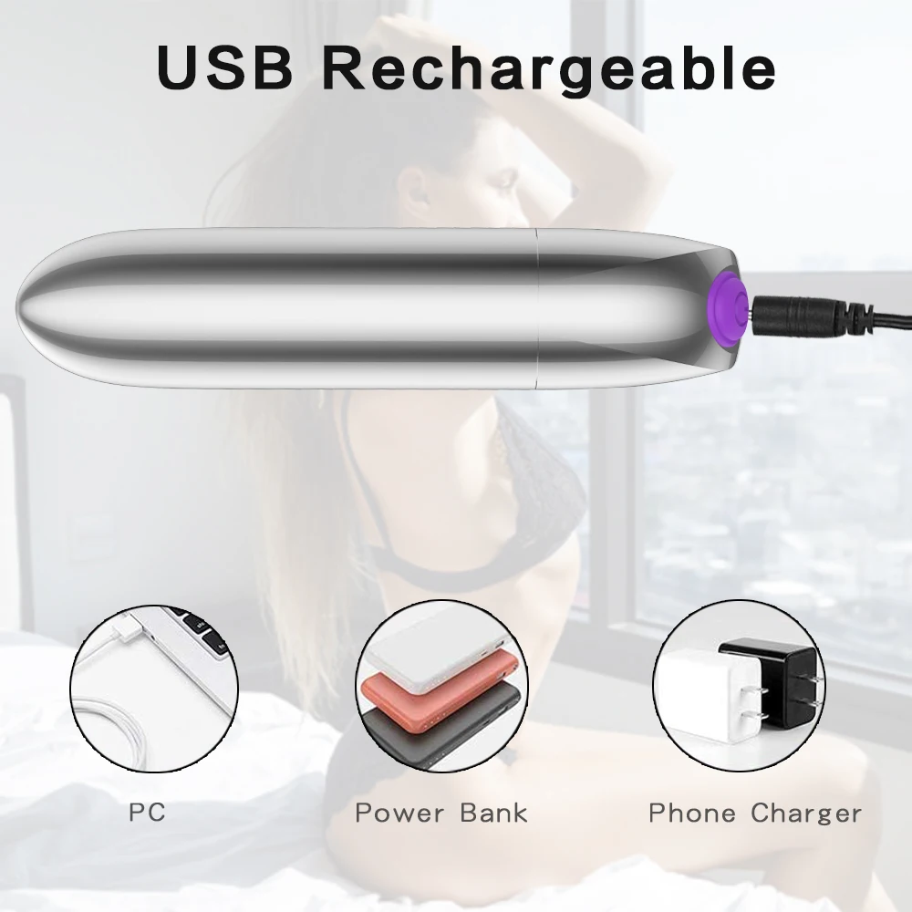 المحمولة رصاصة الاستمناء قوية المهبل هزاز G-بقعة البظر المهبل محفز الحلمة مدلك لعبة الجنس الكبار للنساء #4