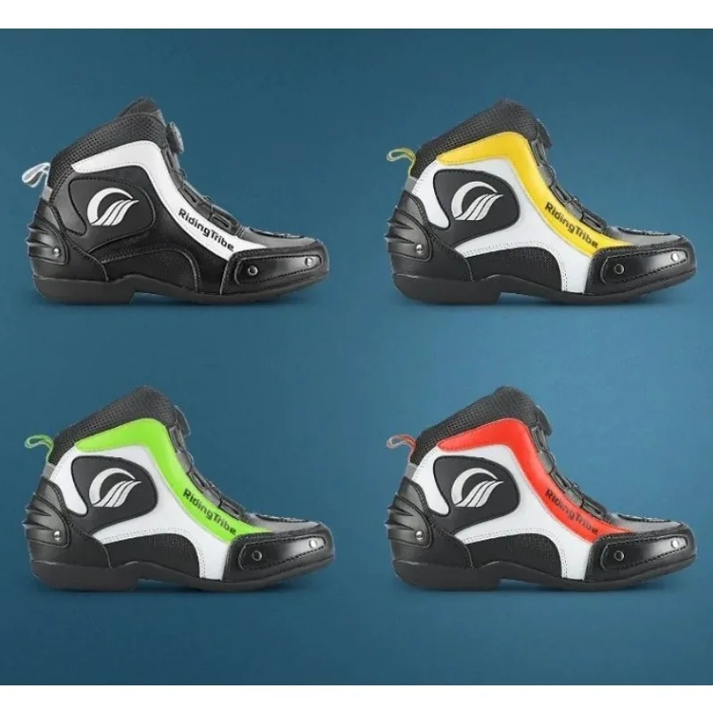 

Motorcycle Riding Shoes Locked Locomotive Boots Mountain Bike Racing Anti-drop Summer Waterproof Breathable Casual Boots