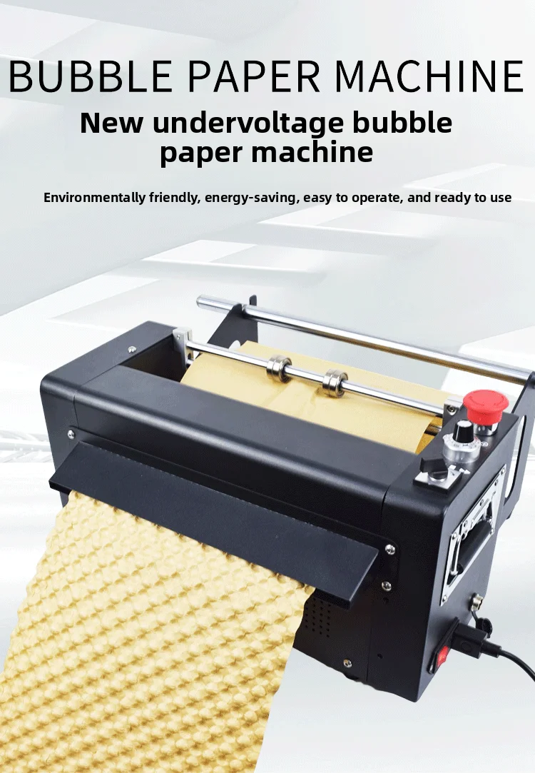 Buffer Kraft Foaming Paper Filling Wrap Roll, Automatic Foaming Paper Forming Machine