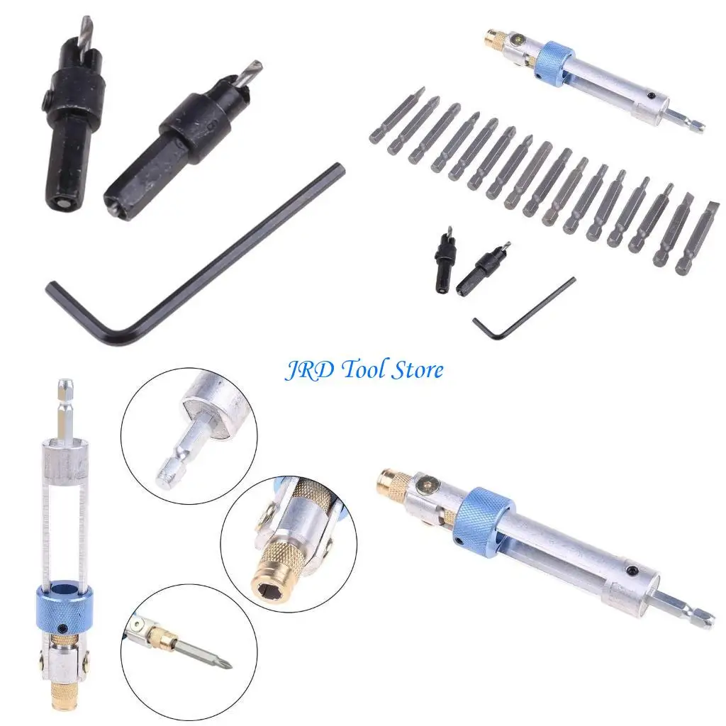 

A2UD HSS Countersink Drill Bit Driver Head Quick-Change Screw Tool Router Bits