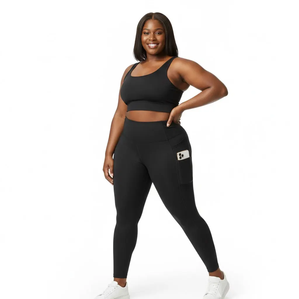 

Женские брюки для йоги с высокой талией в европейском и американском стиле: эластичные узкие спортивные брюки для фитнеса с карманами и подтяжкой ягодиц