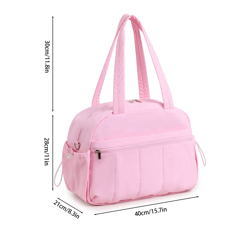 Women Large Capacity Gym Sports Bag Comfortable Crossbody Luggage Tote Bag Ultra Lightweight Travel Bags Yoga Sporting Handbag