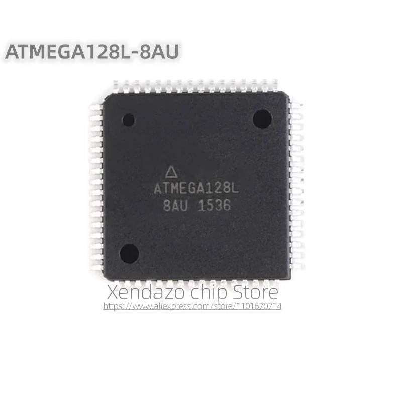 5pcs/lot ATMEGA128L-8AU ATMEGA128L 8AU TQFP-64 package Original genuine 128K flash memory chip