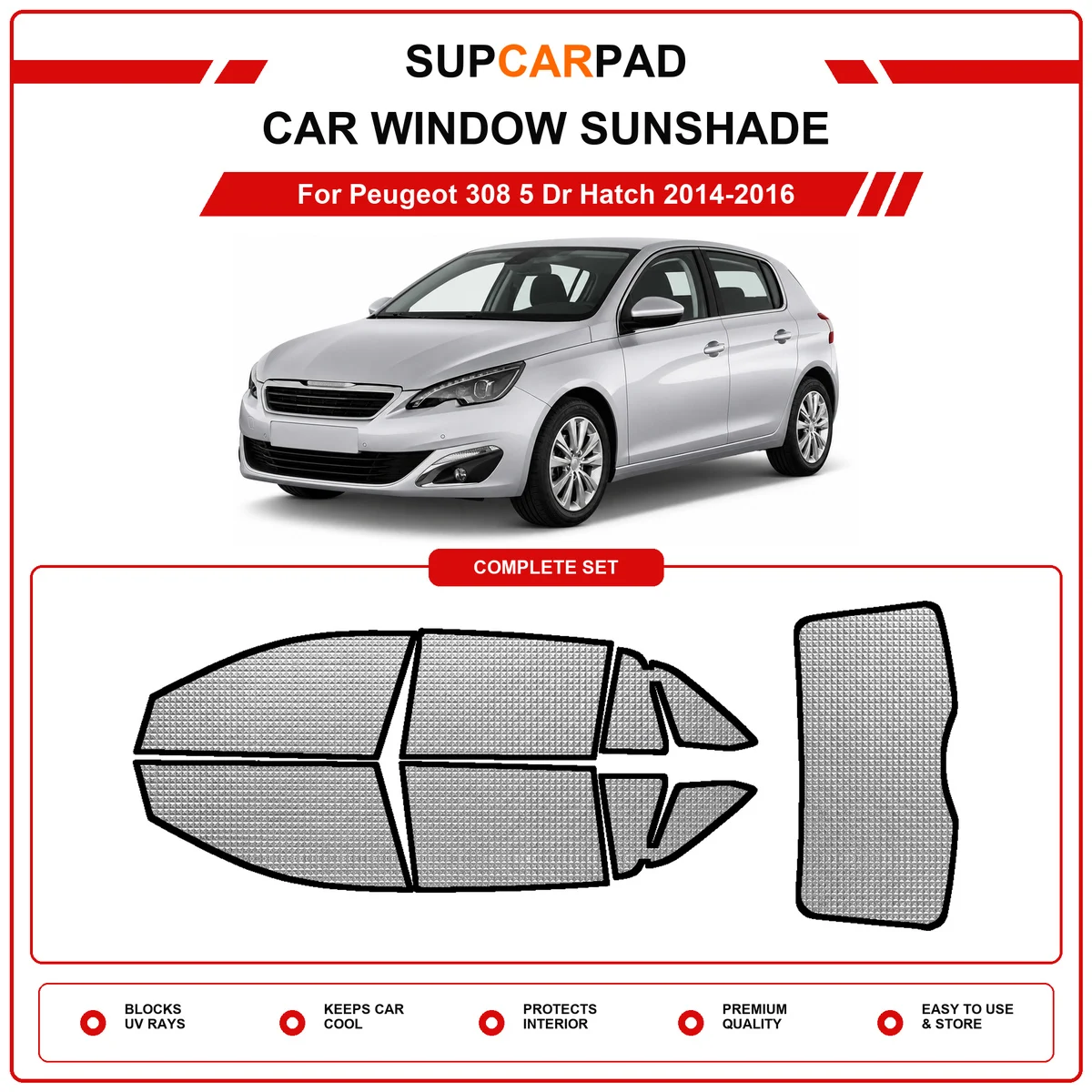 Peugeot 308 sun visor-AliExpress