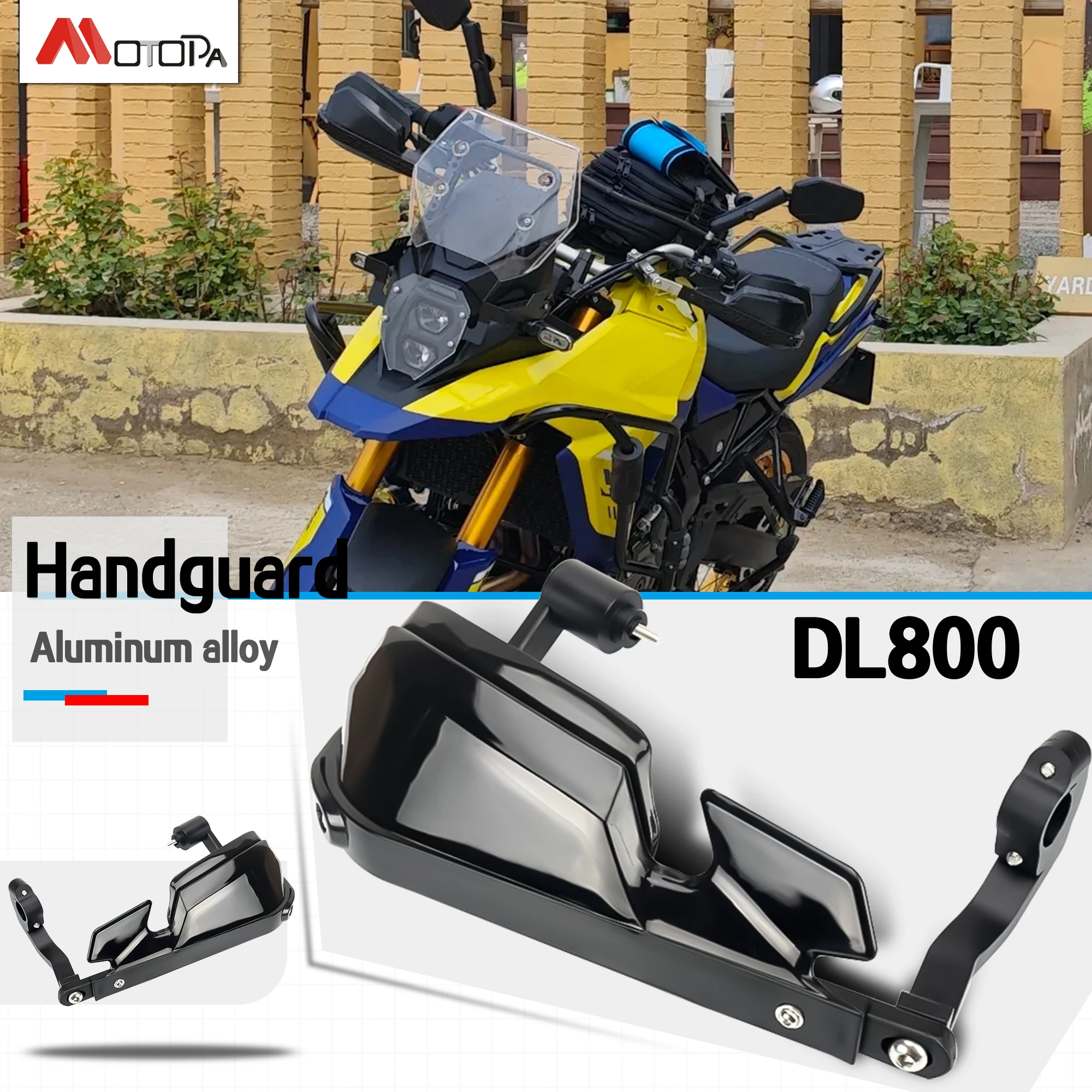 Motorcycle 800DE new aluminum alloy Handguard Shield Hand Guard Protector Windshield For Suzuki V-strom 800 DE 800DE 2023 2024