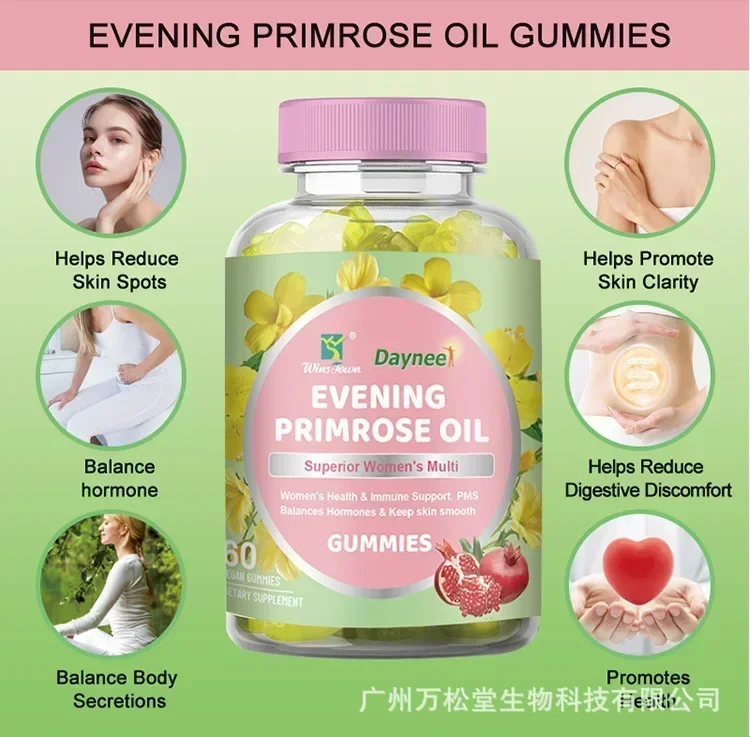 

evening primrose oil promotes blood circulation and collaterals promotes tissue renewal repair regulates endocrine function