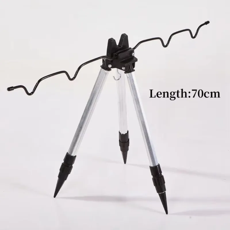 Manufacturer's price Fishing rod bracket Aluminum alloy telescopic tripod Fishing rod Foldable fishing rod