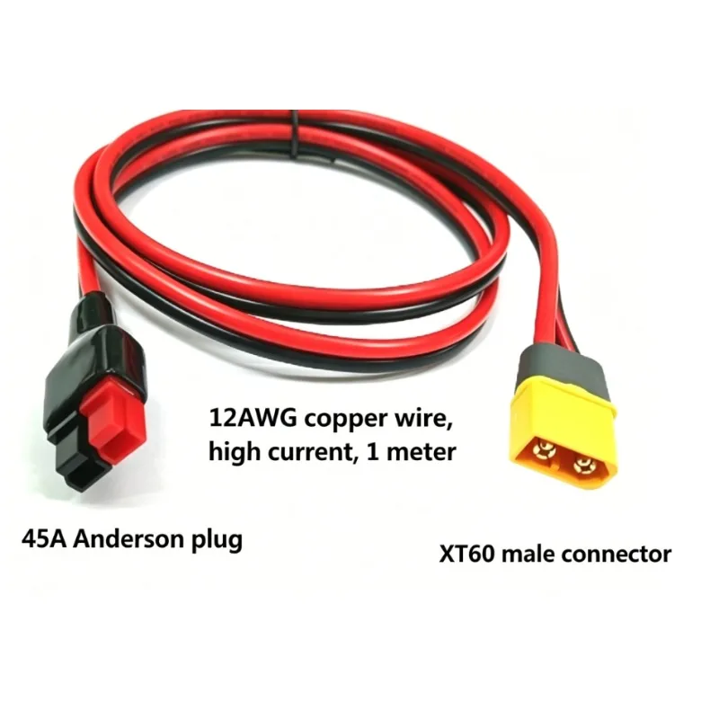 

Кабель-удлинитель XT60i 12AWG 300 см для литья под давлением, провод для зарядки аккумуляторов систем накопления энергии
