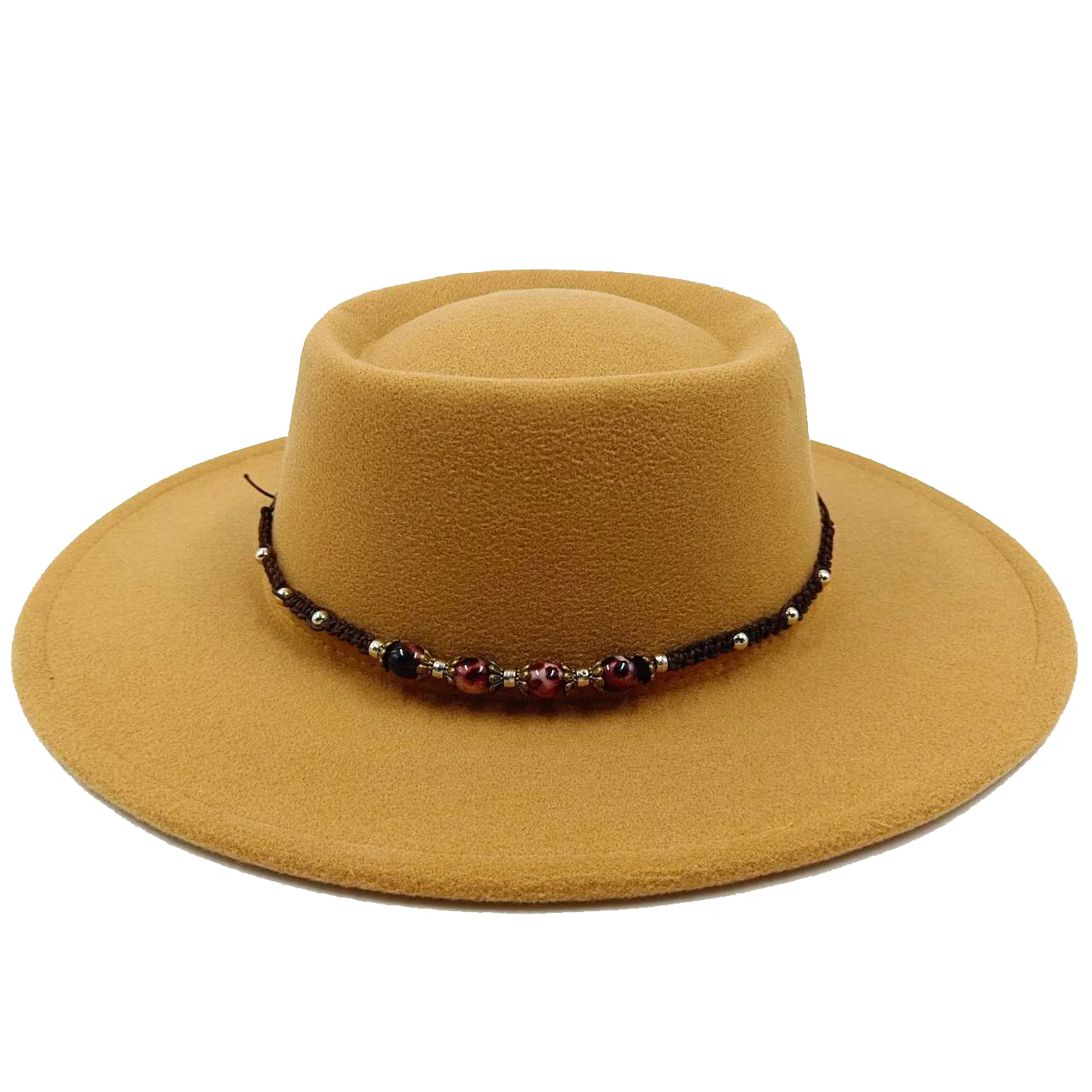 Wide Brim Fedora Hat New Accessories Flat Brim Hat Men\'s Fedora Hat Women\'s Fedora Hat Panama Hat sombrero mujer
