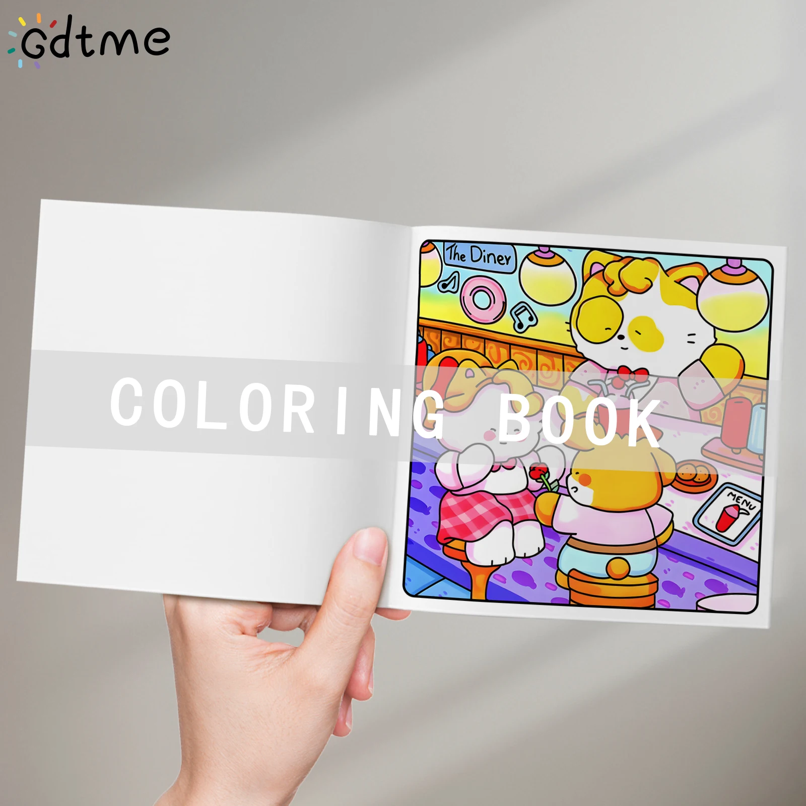 GOLDEN TIMES kleurboek voor volwassenen en tieners met schattige, gezellige dagelijkse activiteiten voor ontspanning (gemellige ruimtes kleuren)