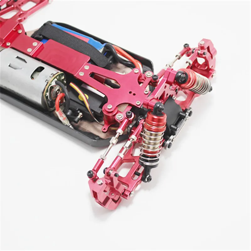 1 Set Steering Clutch Assembly Steering Servo Saver Complete Upgrade Parts for 144001 1/14 RC Car,Red 5 pcs