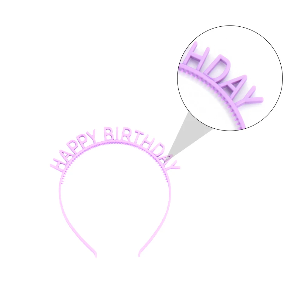 

Delicate Birthday Headband Crown for Girls Kids Party Hair Hoop Accessory Elegant Creative Hairwear Comfortable Durable Safe