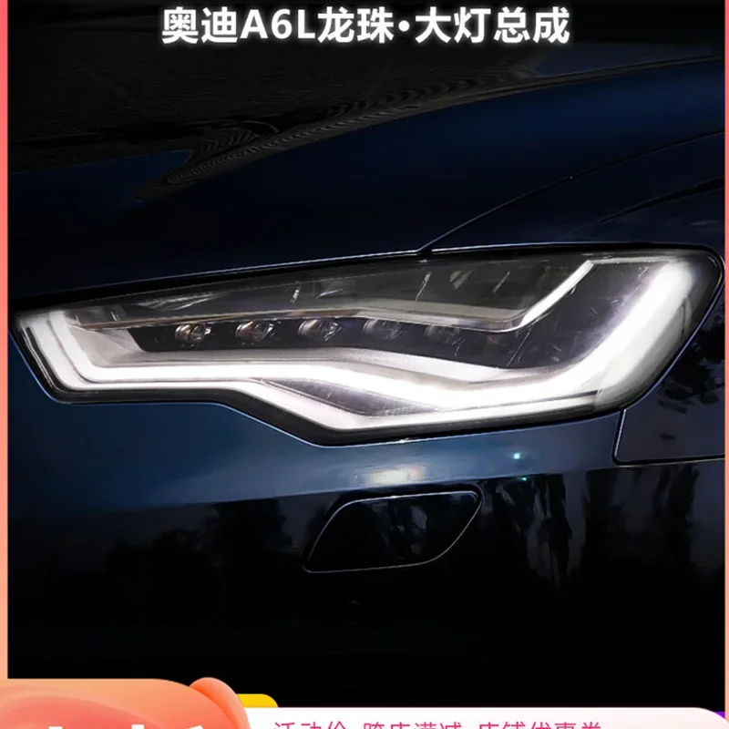 

Стайлинг автомобиля Автомобильные фары в сборе подходят для Audi A6L S6 RS6 12-15 C7 Светодиодные фары Автомобильные тюнинговые фары Запчасти Plug And Play Accessori