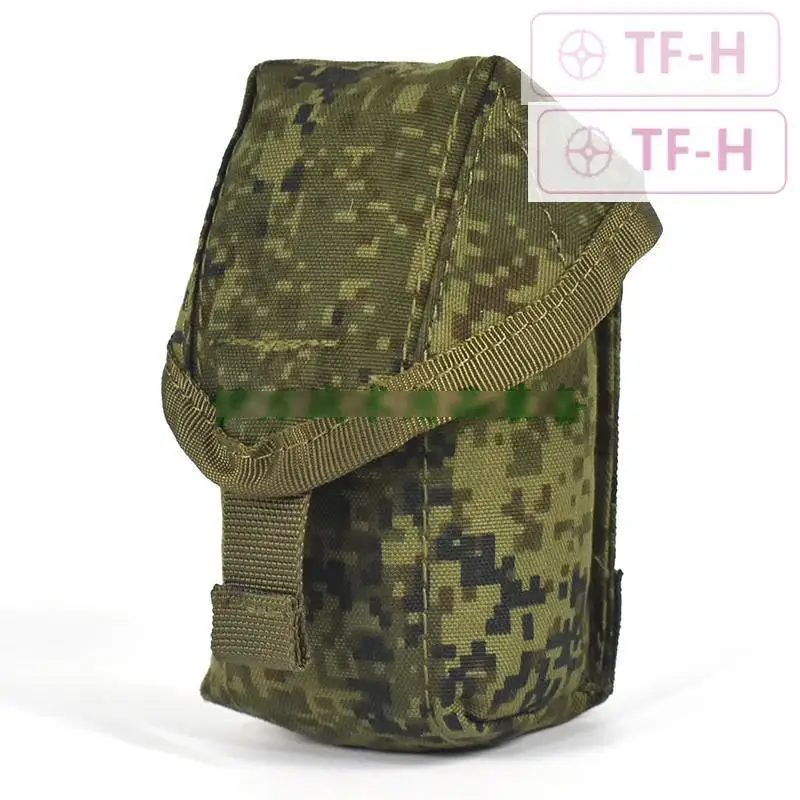 Hunting Tactical 1000D Russian Army 6SH117 Carrying Kit Mag Magazine Pouch Flash Bang Accessory Bag EMR/Ruins Green/Army Green