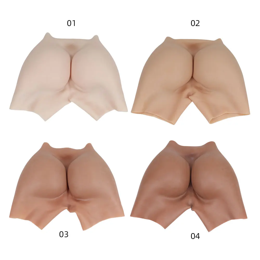 Female Silicone Pants Fake Big Butts and Hips Enhancement Padded Panties Butt Lifting Shapewear Realistic Ass Buttocks Cosplay