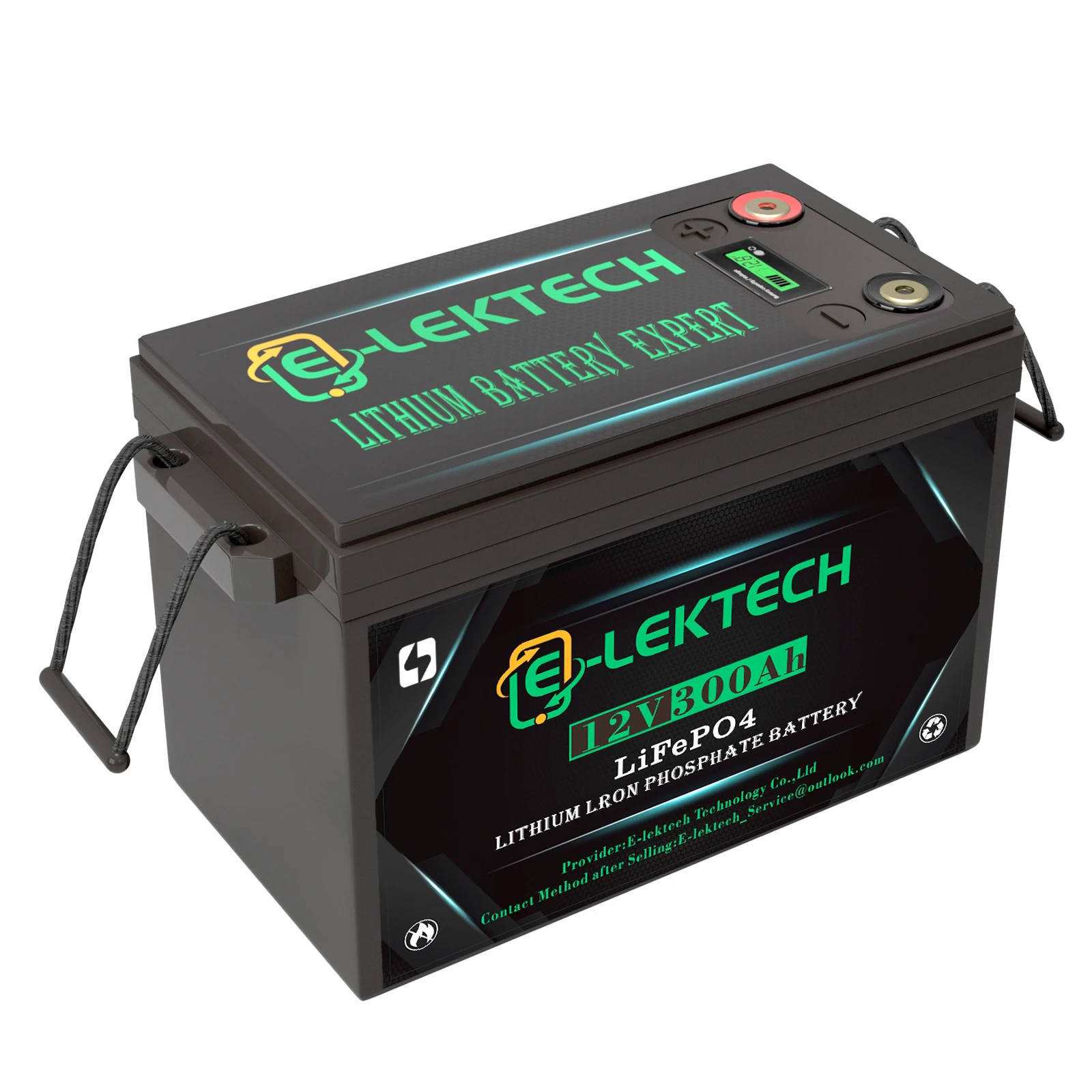 12V 300Ah LiFePO4 Lithium Battery Up to 10000 Cycles, Max. 3200W Power, for Off-Grid, RV, Golf Cart, Solar Power System