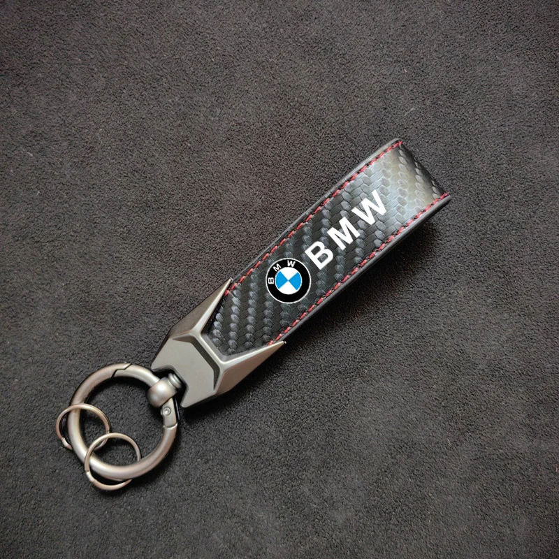 Car PU Leather Keychain rings gifts For BMW F30 F10 E90 F20 E46 E60 E70 E39 E36 E87 X7 E92 E91 E28 X3 X1 X2 X5 X6 E3 Accessories view 2
