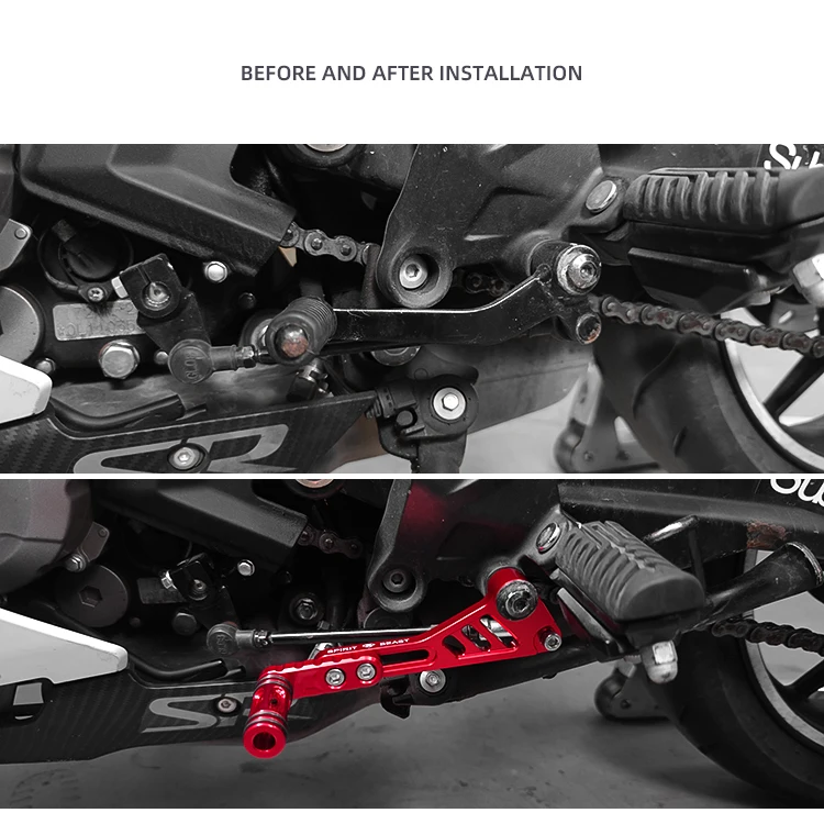 Spirit beasts are suitable for CFMOTO 250SR 250NK adjustable raised gear lever motorcycle modified gear shift foot step lever