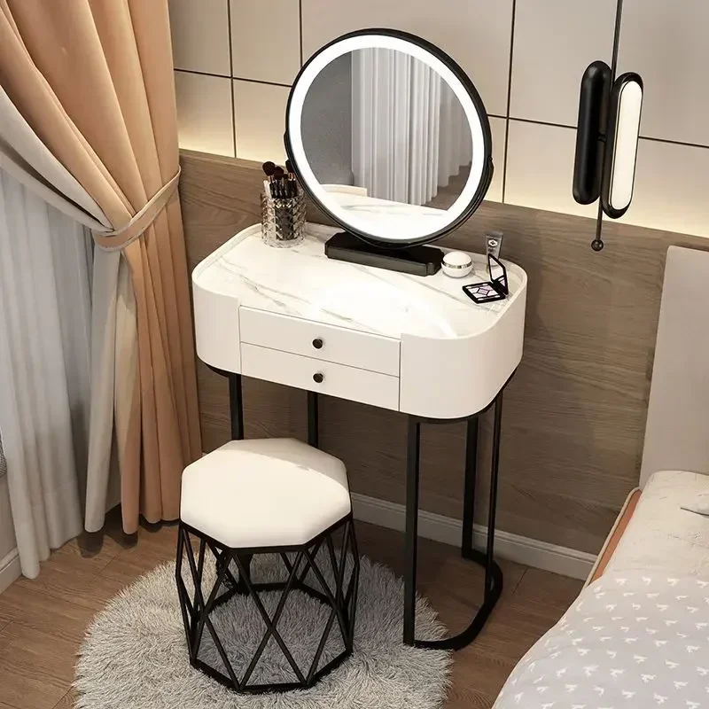 Luxury Toiletries Dresser Home Nordic Light Modern Simple Makeup Table Vanity Dressing Table Makeup Vanity Makeup Desk Dressers