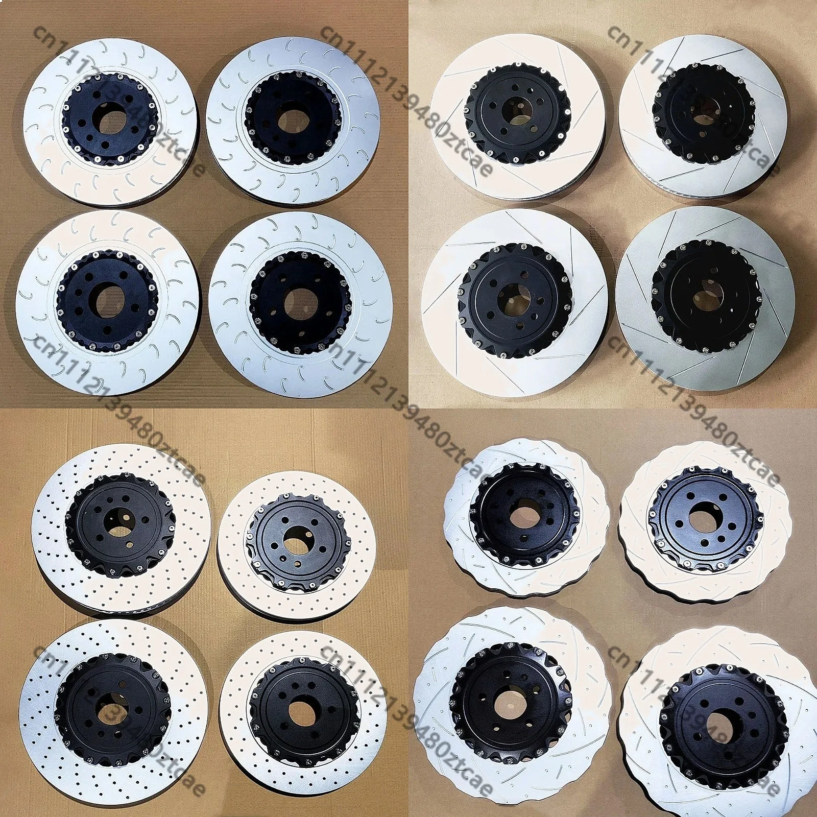 For Audi S6 S7 S8 RS6 RS7 400mm 356mm 390mm Custom 2 Piece Wave Design Rotor Brake Disc
