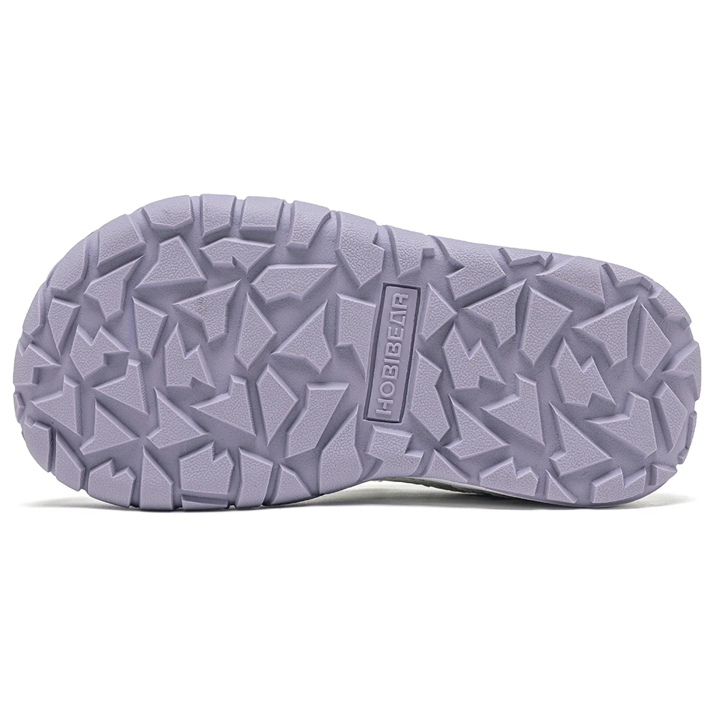 HOBIBEAR Kinder-Sneaker mit breiter Zehenbox, Klettverschluss, rutschfeste Wanderschuhe, Kunstleder-Mesh, Outdoor-Sneaker für Kleinkinder – Detail 7