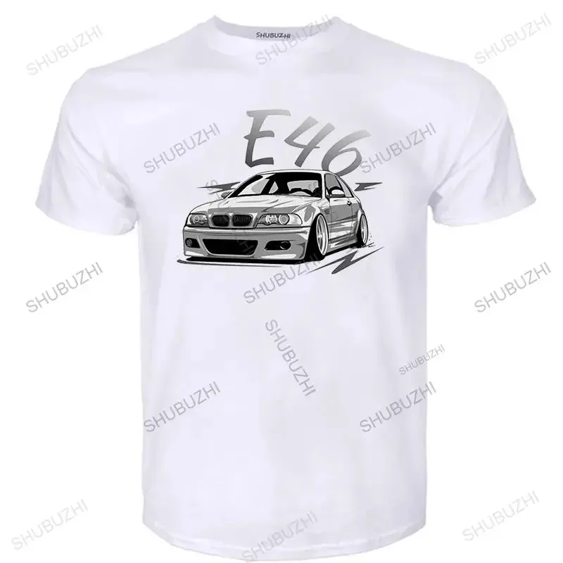 100% Cotton T Shirt Mens Luxury Clothing O-neck Tees Hot Sale Germany Classic Legend Car E46 E60 E61 Tops Plus Size Teeshirt