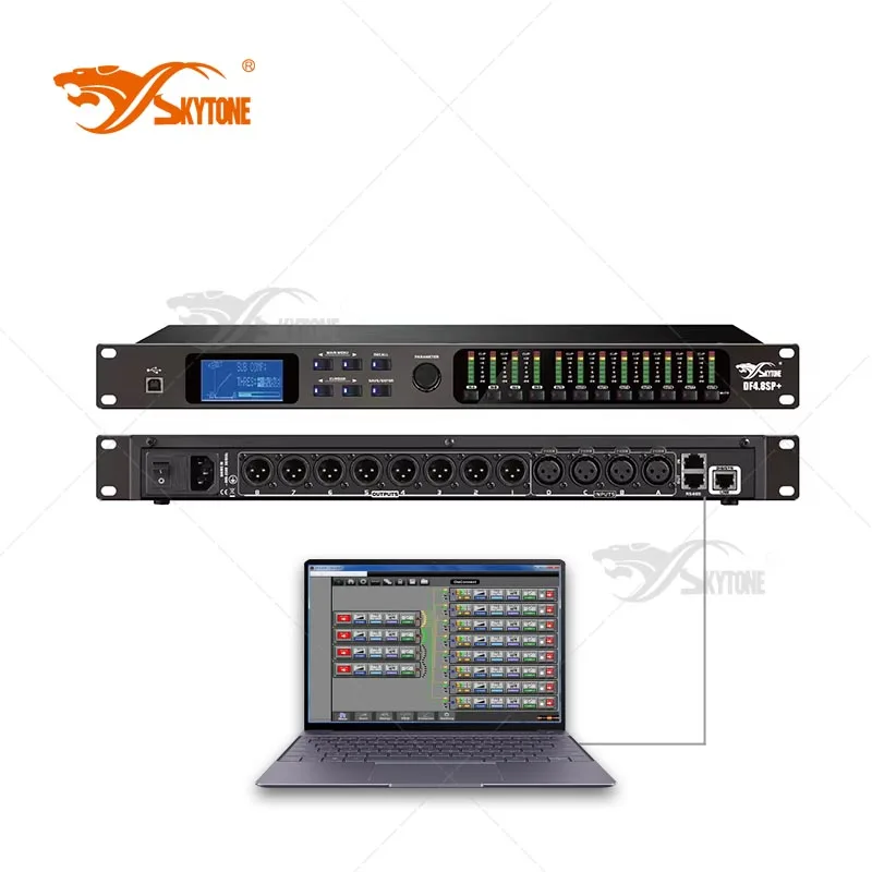

Professional Network DSP Digital Speaker Sound Processor DF4.8SP+ Audio Processor