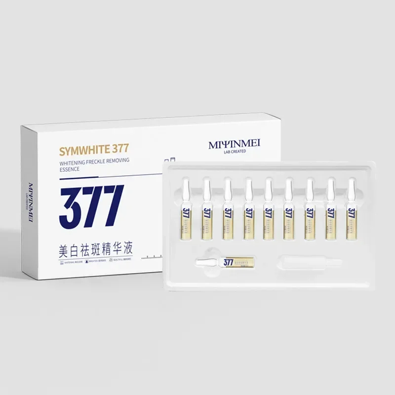 377 Ampoule Serum 2ML*10pcs Quickly Brightening Whitening Freckle Removing Essence Long-lasting Hydration Beauty Skin Care