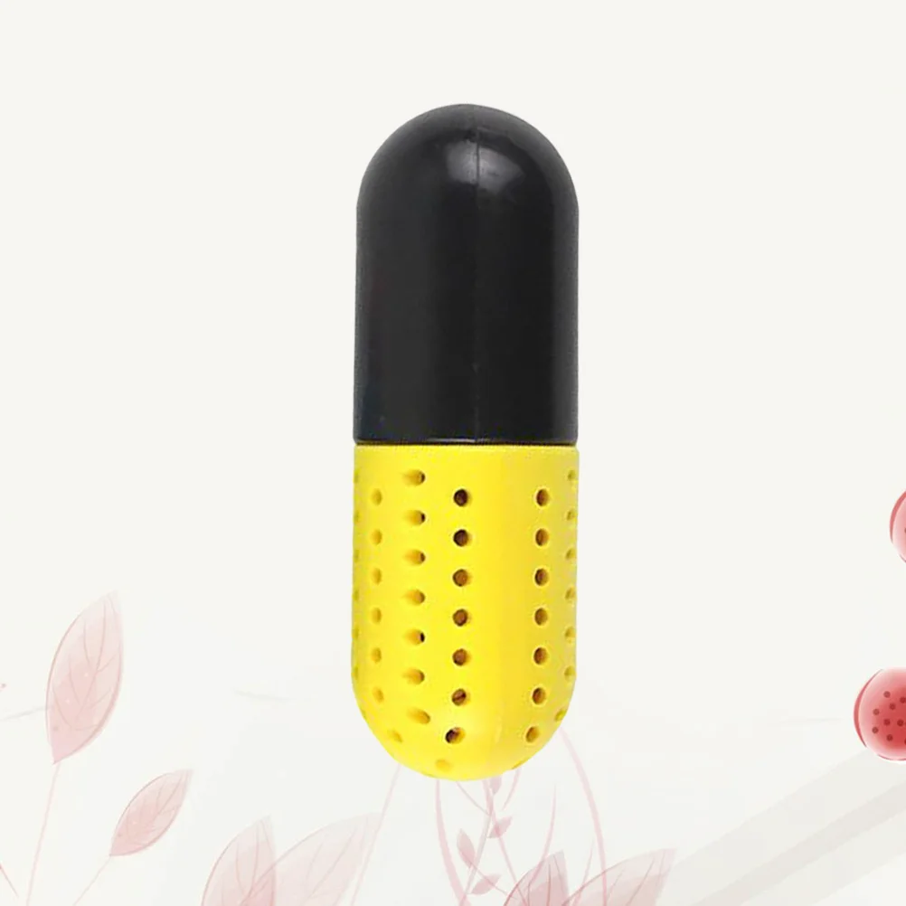 

1 шт., капсула-дезодоратор, желтый материал из АБС-пластика, поглотитель запаха, влагостойкий для обуви, ящик для чемодана, домашний декор, здравоохранение