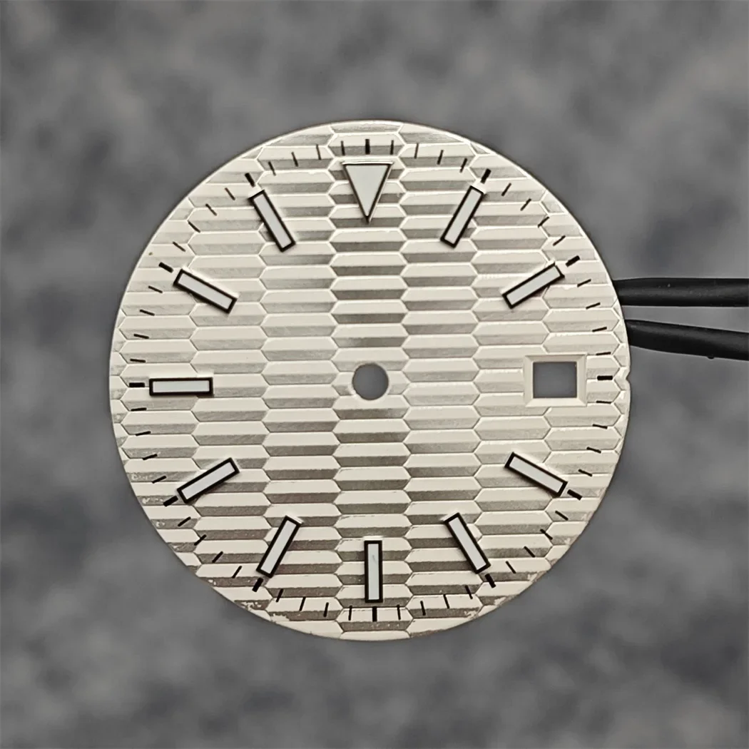 28.5 مللي متر ساعة الطلب الملمس المعدني الهاتفي الأزرق الأخضر مضيئة اكسسوارات لحركة 8215/ ETA 2824/ 2836 / 8200/ Mingzhu 2813