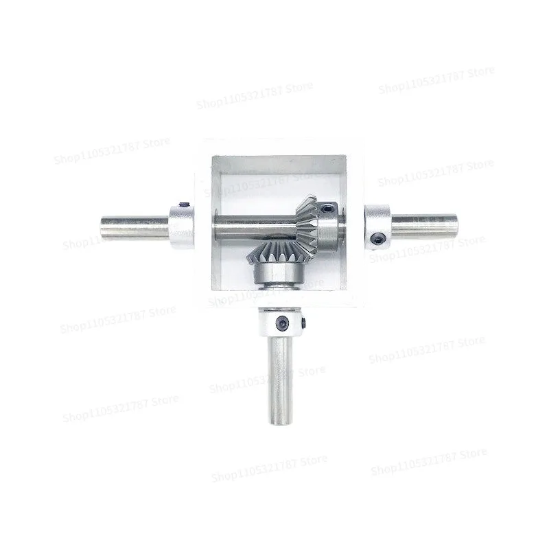 For Right-angle Drive Reversing Umbrella Gearbox, Aluminum Frame Micro-small Corner Turner, High-quality T-shaped Guide Box