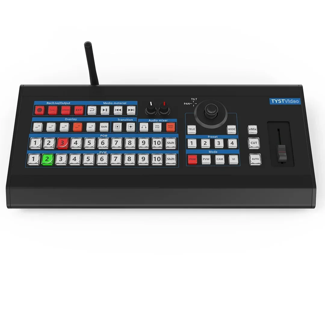 

TYST Video VMix Video Control Panel with Wireless Tally Light Function for Livestreaming