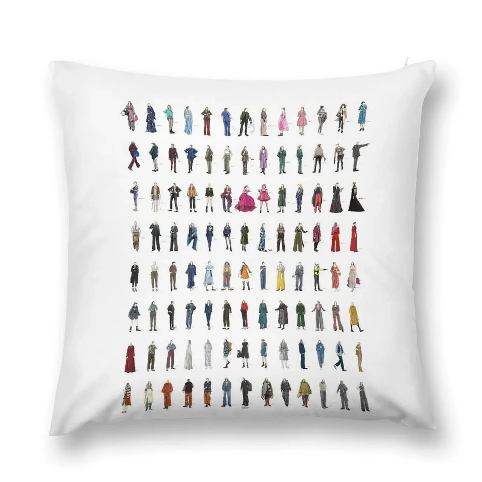 

Killing eve S1234 all villanelle fashion looks version Throw Pillow Couch Pillows pillow cover luxury pillow