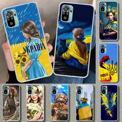Ukraine Ukrainian Girl Phone Case Cover for Xiaomi Redmi Note 15 14 13 12 11 Pro Plus 14S 12S 11S 11T 11E 10S 10 Customized Fund