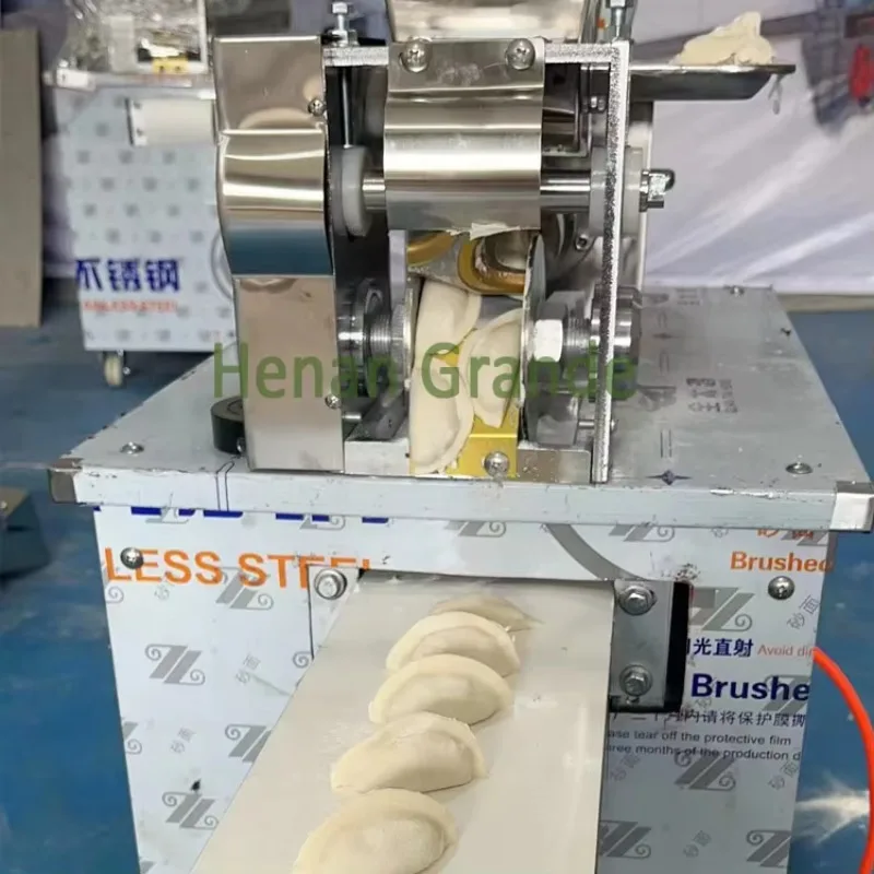 【HOT】Automatic Samosa Meat Empanada Pasta Italian Ravioli Dumpling Making Machine Farm Grain Product Making Machines