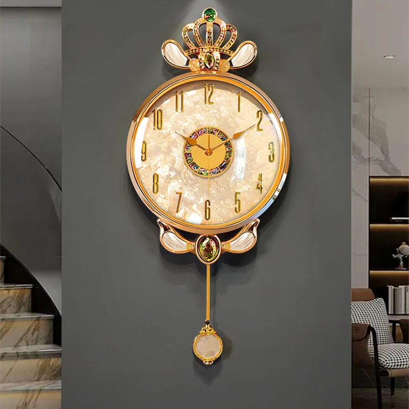 Bedrooms Luxury Clock Wall Nordic Fashion Silent Quartz Aesthetic Wall Clocks Interior Digital Reloj Pared Room Decorations