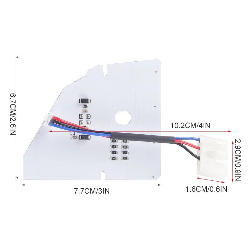 Left/Right LED Rear Brake Light Board For Nissan Qashqai J10 +2 2006-2014 B003339B B003338B Rear Brake Light LED Panel
