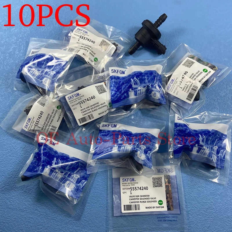 10PCS Vacuum Valve Solenoid For 2009-2015 Chevrolet Cruze Trax Pontiac G3 Orlando Corsa Insignia Opel Astra Zafira 55574240