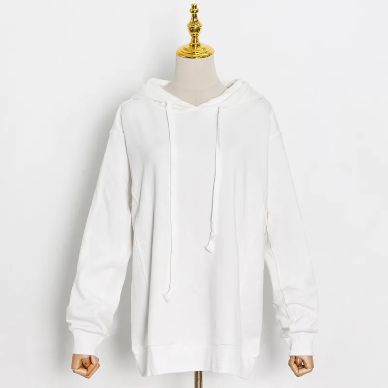 Felpa con cappuccio allentata casual comoda e versatile di nuova nicchia autunnale da donna alla moda streetwear