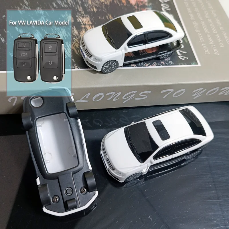 

Для VW Lavida Модель автомобиля Чехол для ключей откидной складной для Golf MK6 Polo Beetle Tiguan Touran Passat Caddy Jetta Eos Skoda Брелок для ключей с сиденьем