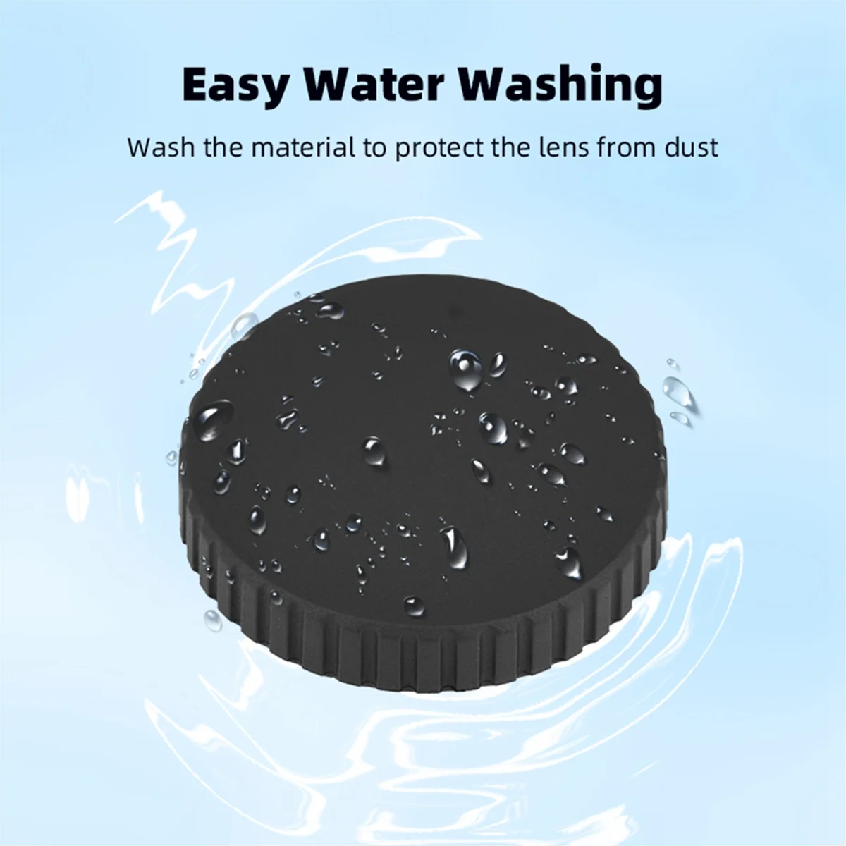 N36R_TM For DJI Osmo Sports Camera Silicone Lens Cover Protective Cover