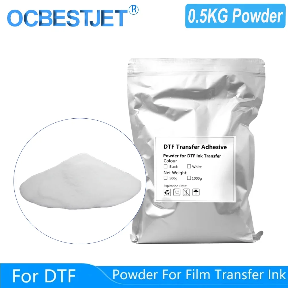 0.5KG DTF Hot melt Powder For Direct Transfer Film Printing PET Film Printing And Transfer Thermoplastic Polyurethane Polymer