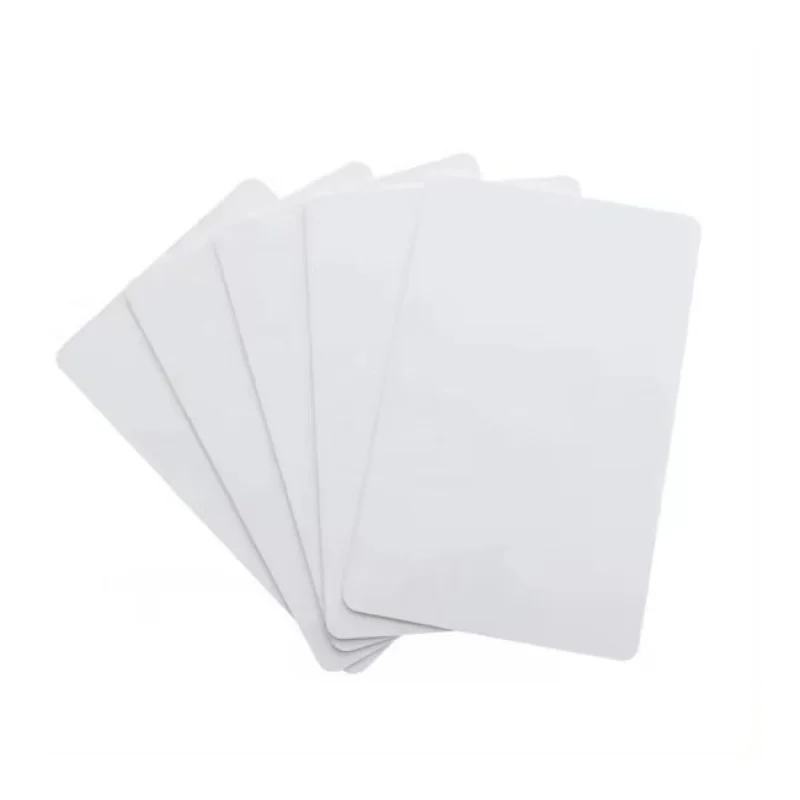 

100 шт., оптовая продажа, пустая белая 13,56 МГц RFID NFC Mifare Ntag213 Ntag215 смарт-карта