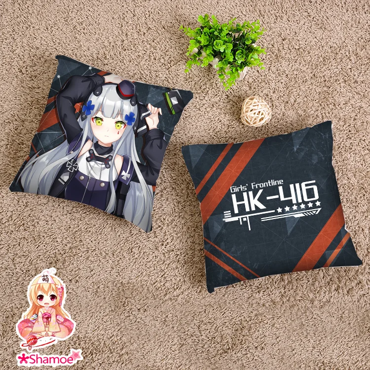 Anime Games Girls Frontline HK416 Sexy Dakimakura Cozy Pillow Cover Otaku Linen Christmas Gifts New SM