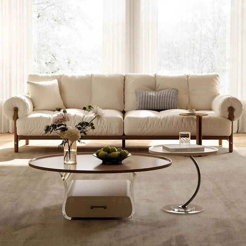 Luxury Puffs Living Room Sofas White Floor Garden Human Dog Bed Outdoor Sofa Couch Lazy Cute Sillon Cama Lounge Suite Furniture