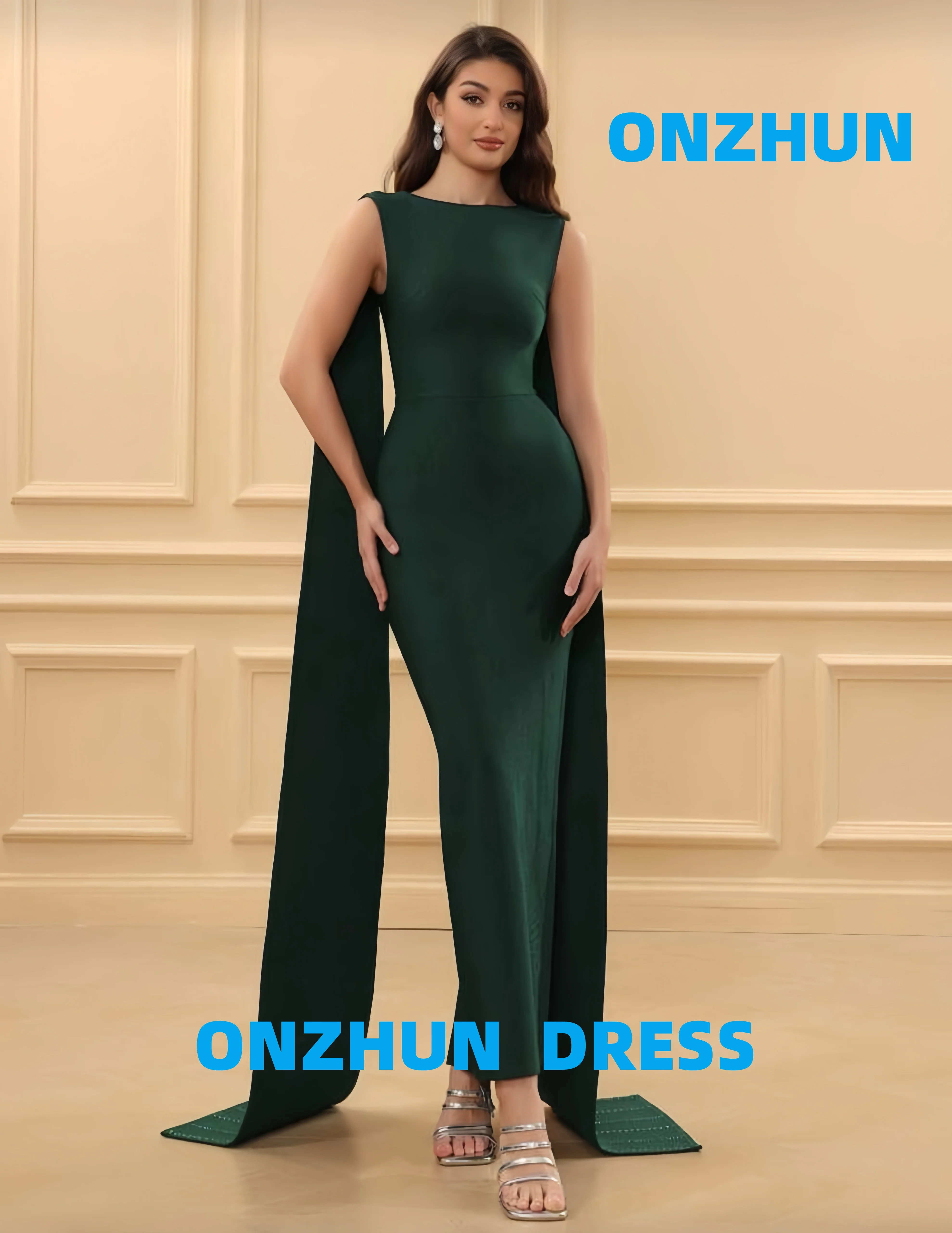 فساتين سهرة فاخرة مخصصة بدون حمالات بدون أكمام شال حورية البحر فساتين سهرة عصرية للنساء