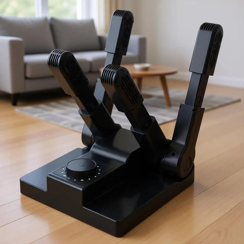 

Электрическая сушилка-нагреватель для обуви и ботинок с таймером и регулируемой подставкой